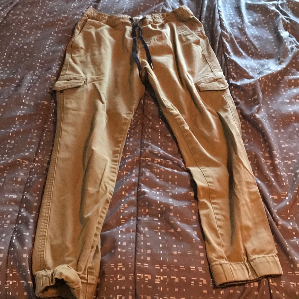 Khaki joggers